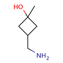 3-(aminomethyl)-1-methylcyclobutan-1-ol图片
