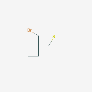 1-(bromomethyl)-1-[(methylsulfanyl)methyl]cyclobutane图片