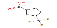 (1R,3S)-3-(trifluoromethyl)cyclopentane-1-carboxylicacid图片