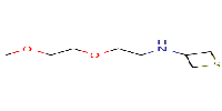 N-[2-(2-methoxyethoxy)ethyl]thietan-3-amine图片