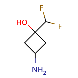 3-amino-1-(difluoromethyl)cyclobutanol图片