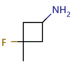 3-fluoro-3-methylcyclobutan-1-amine图片