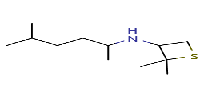 2,2-dimethyl-N-(5-methylhexan-2-yl)thietan-3-amine图片
