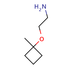 2-(1-methylcyclobutoxy)ethan-1-amine图片