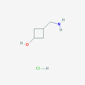 3-(aminomethyl)cyclobutan-1-olhydrochloride图片