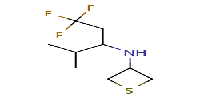 N-(1,1,1-trifluoro-4-methylpentan-3-yl)thietan-3-amine图片