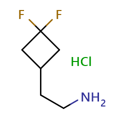 2-(3,3-difluorocyclobutyl)ethan-1-aminehydrochloride图片