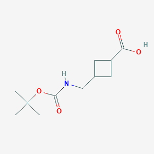 cis-3-({[(tert-butoxy)carbonyl]amino}methyl)cyclobutane-1-carboxylicacid图片