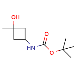tert-butylN-(3-hydroxy-3-methylcyclobutyl)carbamate图片