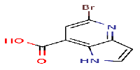 5-bromo-1H-pyrrolo[3,2-b]pyridine-7-carboxylicacid图片