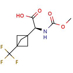 (2S)-2-[(methoxycarbonyl)amino]-2-[3-(trifluoromethyl)bicyclo[1,1,1]pentan-1-yl]aceticacid图片