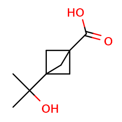 3-(2-hydroxypropan-2-yl)bicyclo[1,1,1]pentane-1-carboxylicacid图片