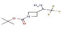 tert-butyl3-(1-amino-2,2,2-trifluoroethyl)azetidine-1-carboxylate图片