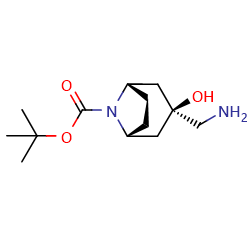endo-3-aminomethyl-3-hydroxy-8-boc-8-azabicyclo[3,2,1]octane图片
