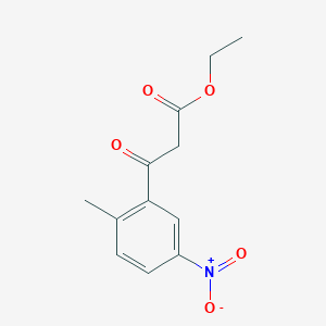 Ethyl 3-(2-methyl-5-nitrophenyl)-3-oxopropanoate图片