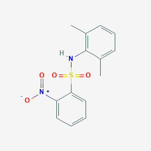 N-(2,6-二甲基苯基)-2-硝基苯磺酰胺图片