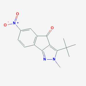 3-(tert-butyl)-2-methyl-6-nitroindeno[3,2-c]pyrazol-4-one图片