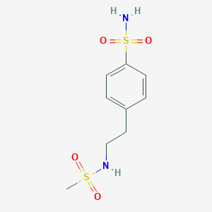 4-(2-Methanesulfonamidoethyl)benzene-1-sulfonamide图片