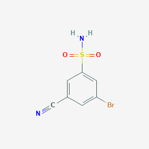 3-Bromo-5-cyanobenzene-1-sulfonamide图片