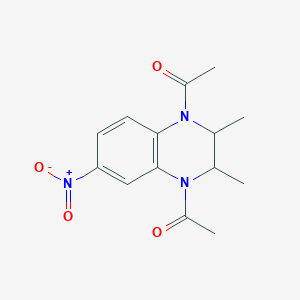 1,4-diacetyl-2,3-dimethyl-6-nitro-1,2,3,4-tetrahydroquinoxaline图片