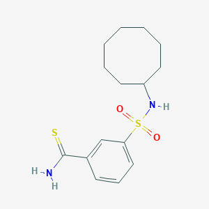 3-(Cyclooctylsulfamoyl)benzene-1-carbothioamide图片
