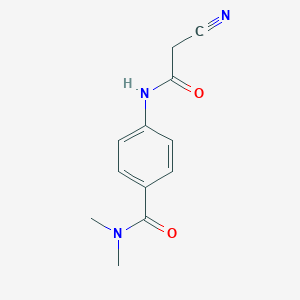 4-(2-Cyanoacetamido)-N,N-dimethylbenzamide图片