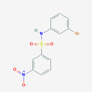 N-(3-溴苯)-3-硝基苯磺酰胺,97%图片
