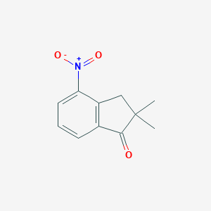 2,2-Dimethyl-4-nitro-2,3-dihydro-1H-inden-1-one图片