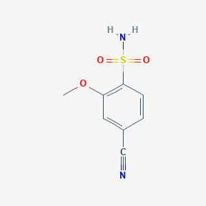 4-cyano-2-methoxybenzene-1-sulfonamide图片