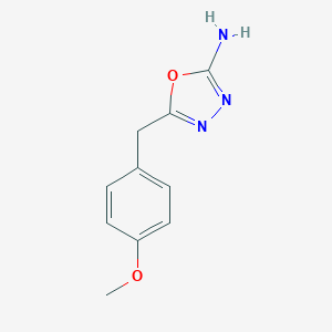 5-(4-甲氧基苄基)-1,3,4-恶二唑-2-胺图片