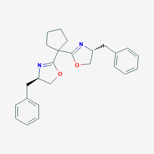 (4R,4'R)-2,2'-Cyclopentylidenebis[4,5-dihydro-4-(phenylmethyl)oxazole],(99% ee)图片