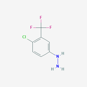 1-[4-Chloro-3-(trifluoromethyl)phenyl]hydrazine图片