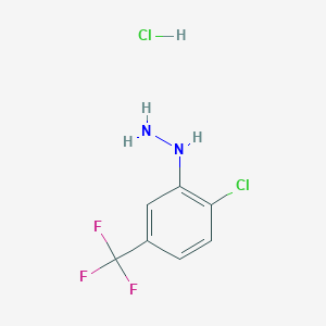 [2-Chloro-5-(Trifluoromethyl)Phenyl]Hydrazine Hydrochloride图片
