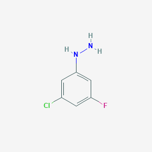(3-chloro-5-fluorophenyl)hydrazine图片