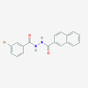1-(3-Bromobenzoyl)-2-(2-naphthoyl)hydrazine图片