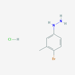 (3-Bromo-4-methylphenyl)hydrazine hydrochloride图片