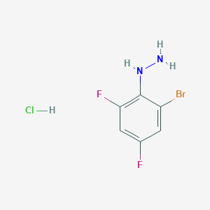 (2-Bromo-4,6-difluorophenyl)hydrazine Hydrochloride图片