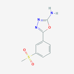 5-[3-(methylsulfonyl)phenyl]-1,3,4-oxadiazol-2-amine图片