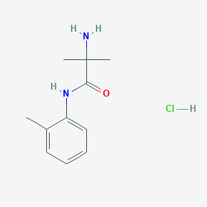 2-Amino-2-methyl-N-(2-methylphenyl)propanamidehydrochloride图片
