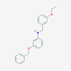 3-(Benzyloxy)-N-(3-ethoxybenzyl)aniline图片