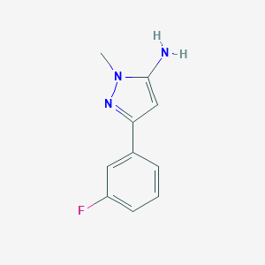 5-Amino-3-(3-fluorophenyl)-1-methylpyrazole图片