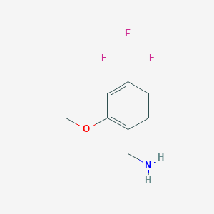 2-Methoxy-4-(trifluoromethyl)benzylamine图片