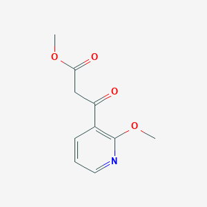 3-(2-Methoxy-pyridin-3-yl)-3-oxo-propionic acid methyl ester图片