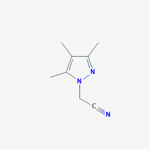 (3,4,5-Trimethyl-1H-pyrazol-1-yl)acetonitrile图片