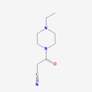 3-(4-ethylpiperazin-1-yl)-3-oxopropanenitrile图片