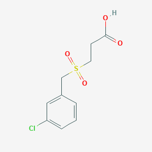 3-(3-Chloro-phenylmethanesulfonyl)-propionic acid图片