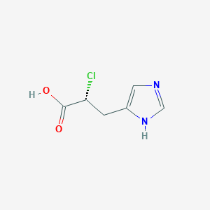 (R)-(+)-2-Chloro-3-[4(5)-imidazolyl]propionic Acid图片
