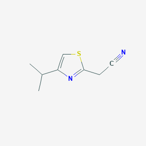 2-[4-(propan-2-yl)-1,3-thiazol-2-yl]acetonitrile图片