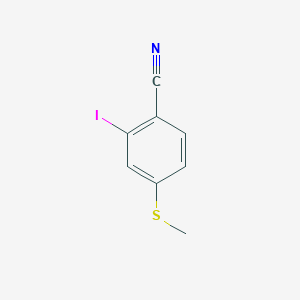 2-Iodo-4-(methylsulfanyl)benzonitrile图片