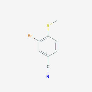 3-Bromo-4-(methylsulfanyl)benzonitrile图片